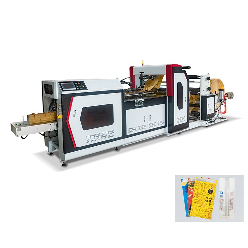 Fully Automatic Sharp Bottom Paper Bag Making Machine